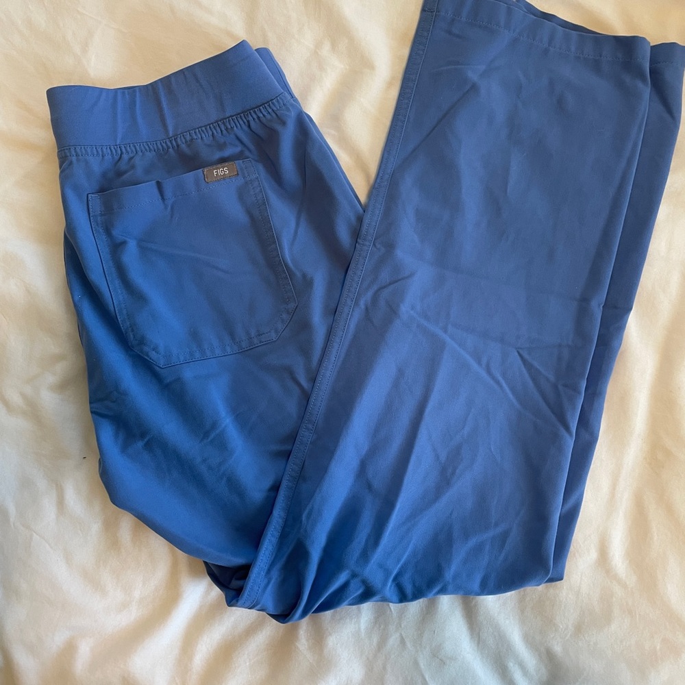 Figs Livingston Basic Scrub Pants (Ceil Blue)